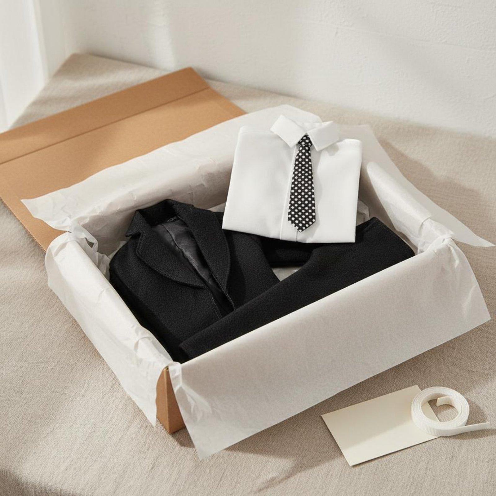 Men Formal Wear Clothes - Traje de esmoquin para muñeco, conjunto