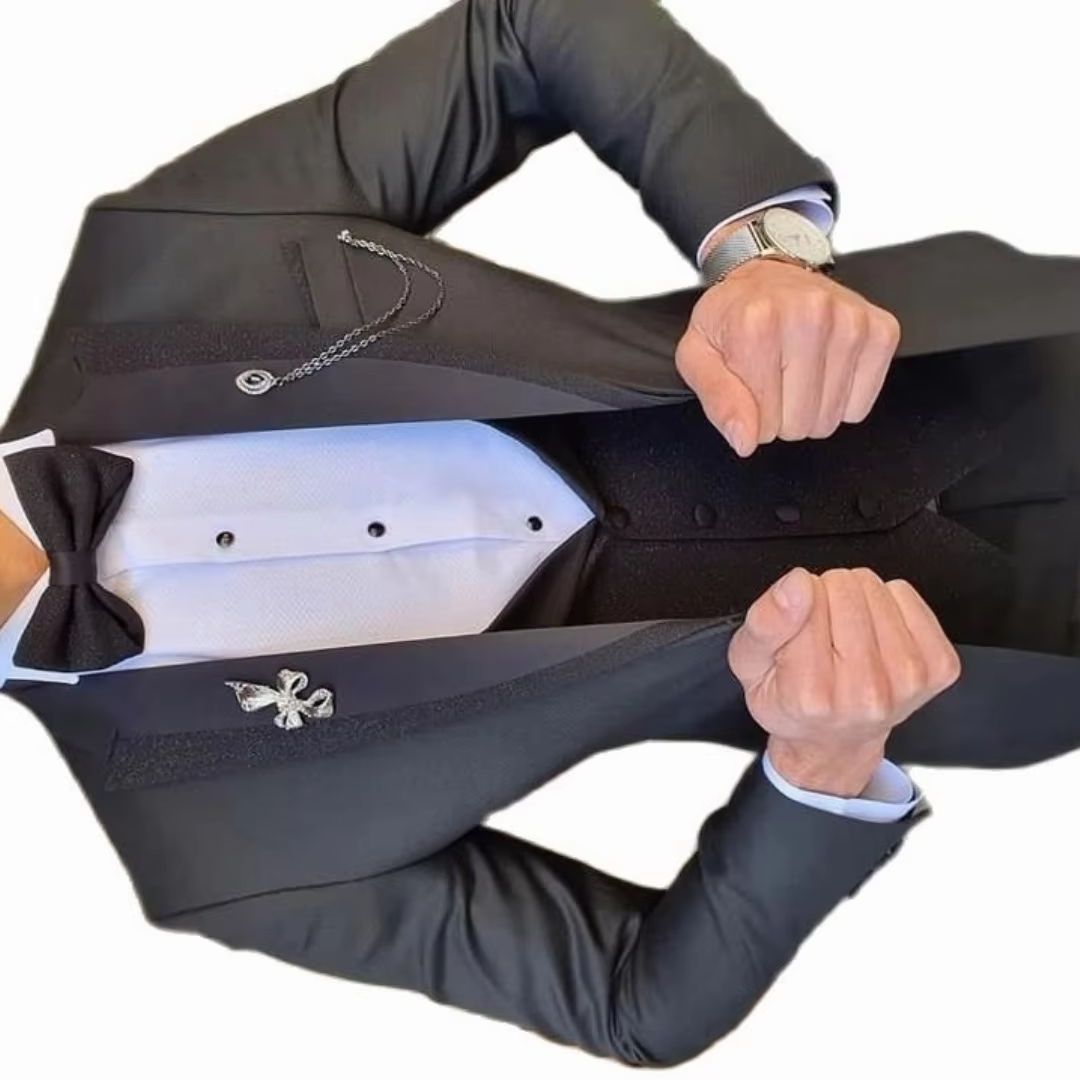 Men'S Formal Wear Not Suit - Traje de Esmoquin de 3 Piezas