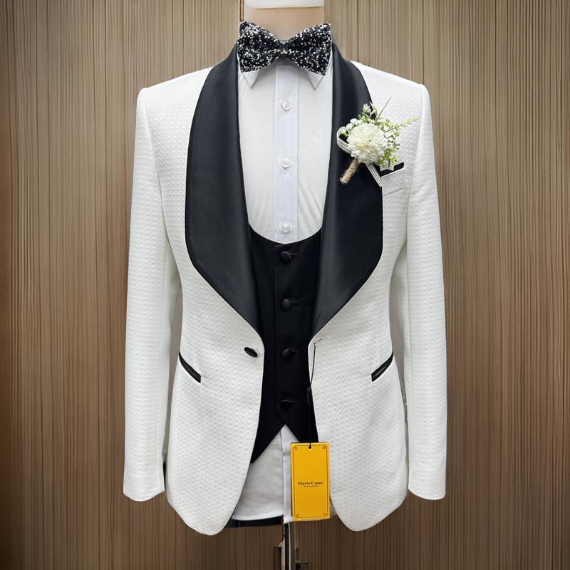 Men Formal Wear 2025 - Esmoquin de boda a cuadros para