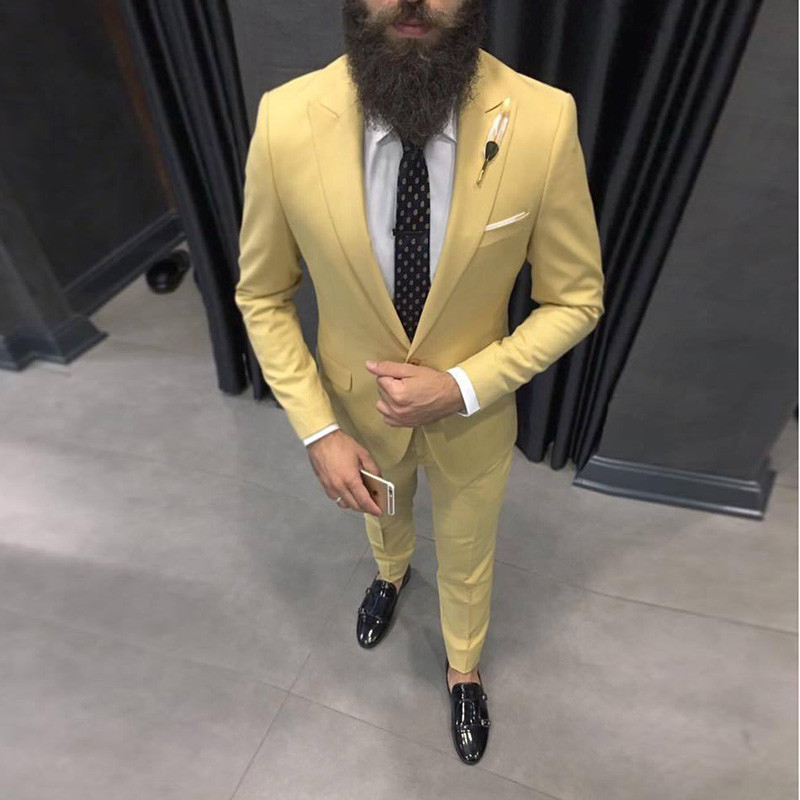 Formal Wear For Men Yellow - 2025, los últimos trajes amarillos para