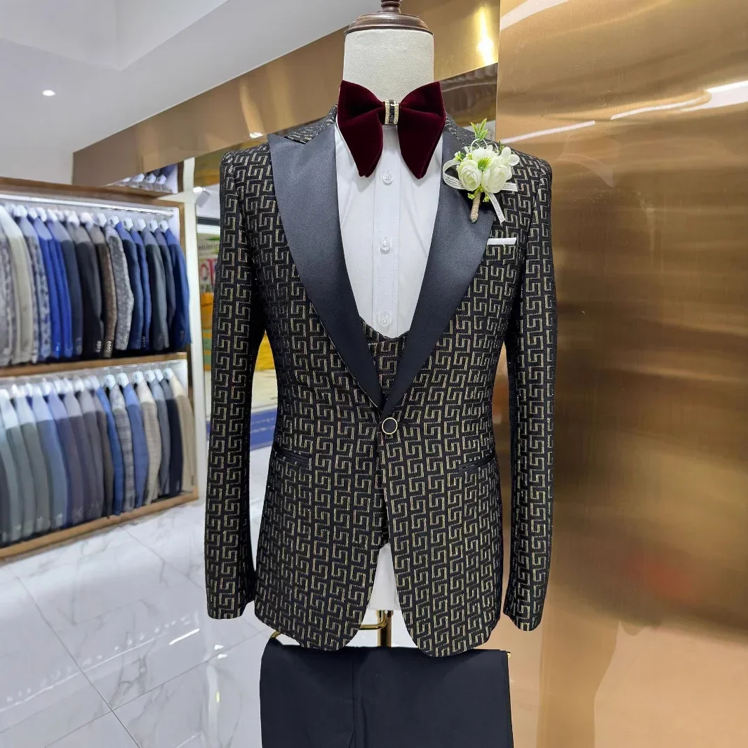 Men Formal Wear 2025 - Trajes de fiesta a cuadros para