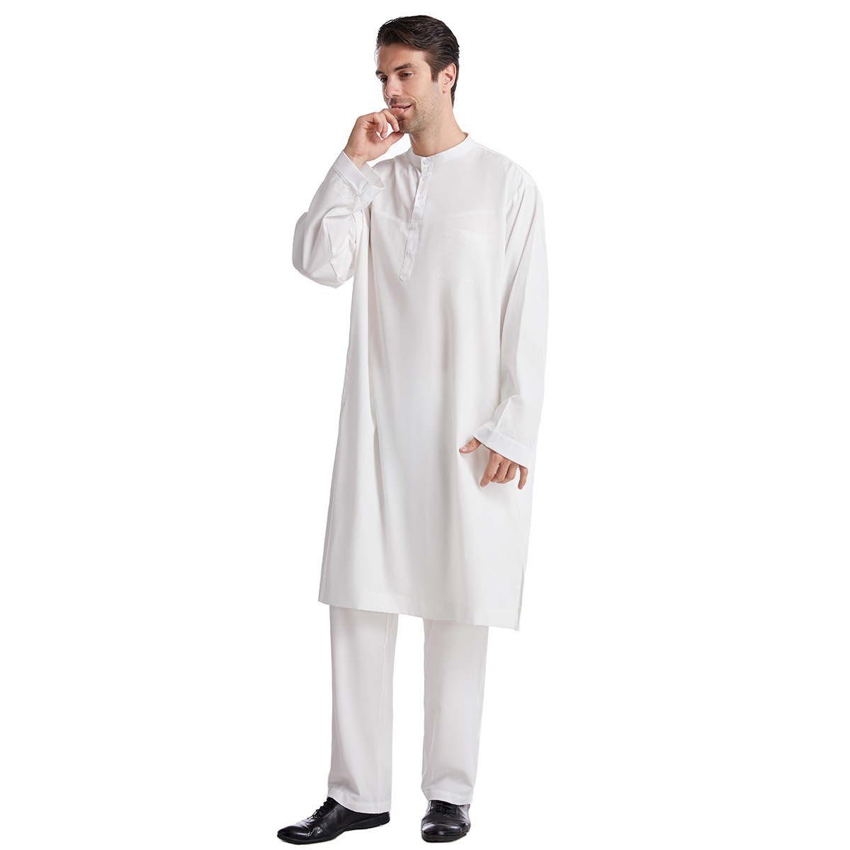 Hombres musulmanes Jubba Thobe - Men Formal Wear 2025 reseña y precio