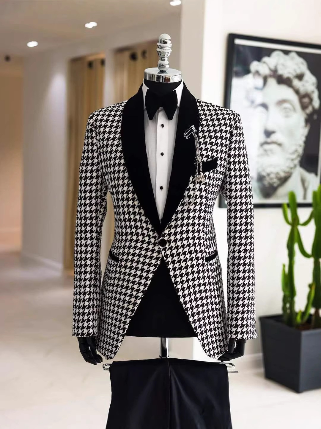 Elegante Traje Personalizado a - Men Formal Wear Clothes reseña y precio