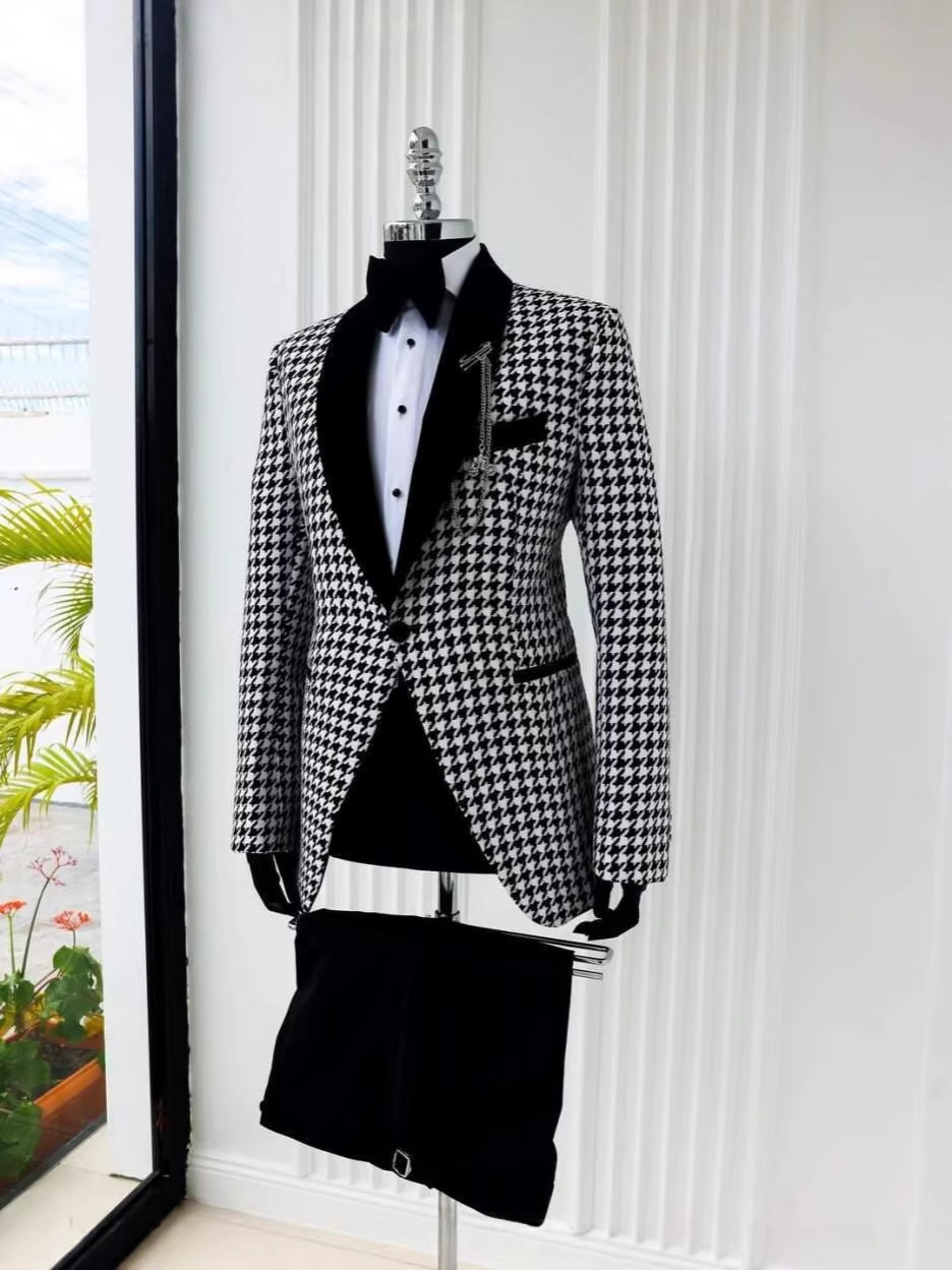 Elegante Traje Personalizado a - Men Formal Wear Clothes reseña y precio