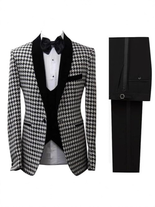 Elegante Traje Personalizado a - Men Formal Wear Clothes reseña y precio