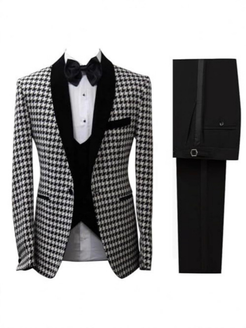 Elegante Traje Personalizado a - Men Formal Wear Clothes reseña y precio