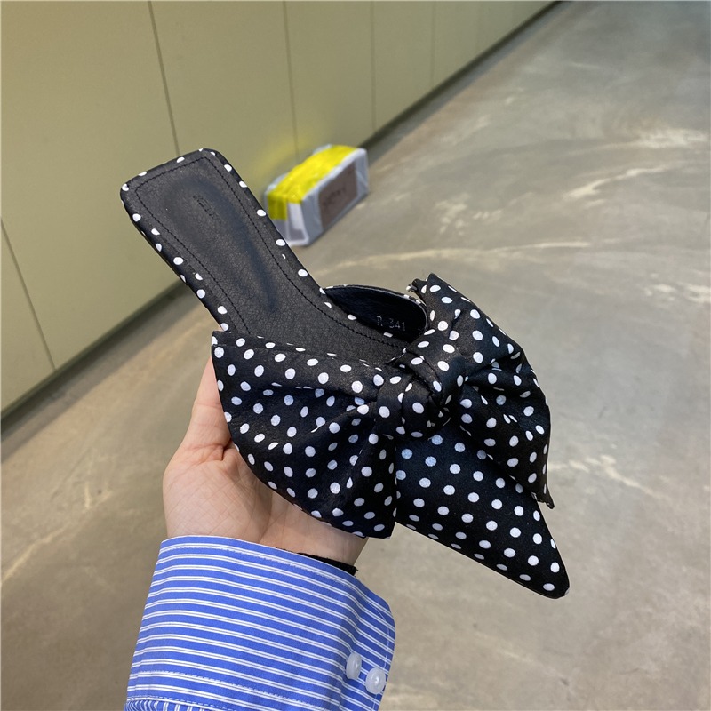 Zapatos de Tacón Bajo con Lazo - Satin Bow Tie reseña y precio