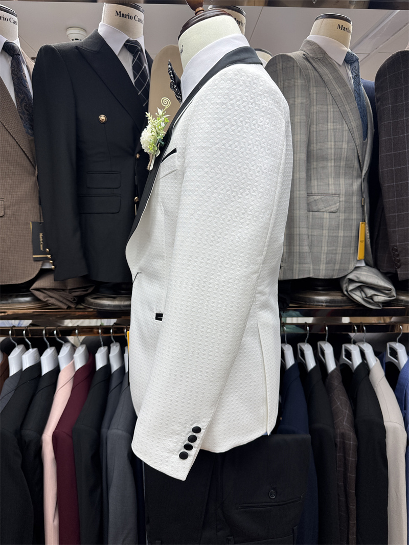 Esmoquin de boda a cuadros par - Men Formal Wear 2025 reseña y precio