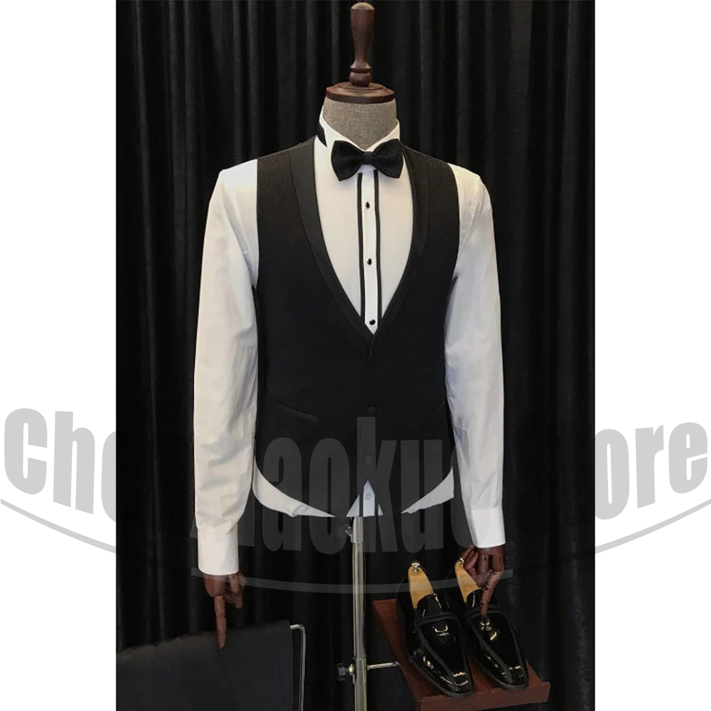 Trajes negros para hombre, cha - Men Formal Wear 2025 reseña y precio