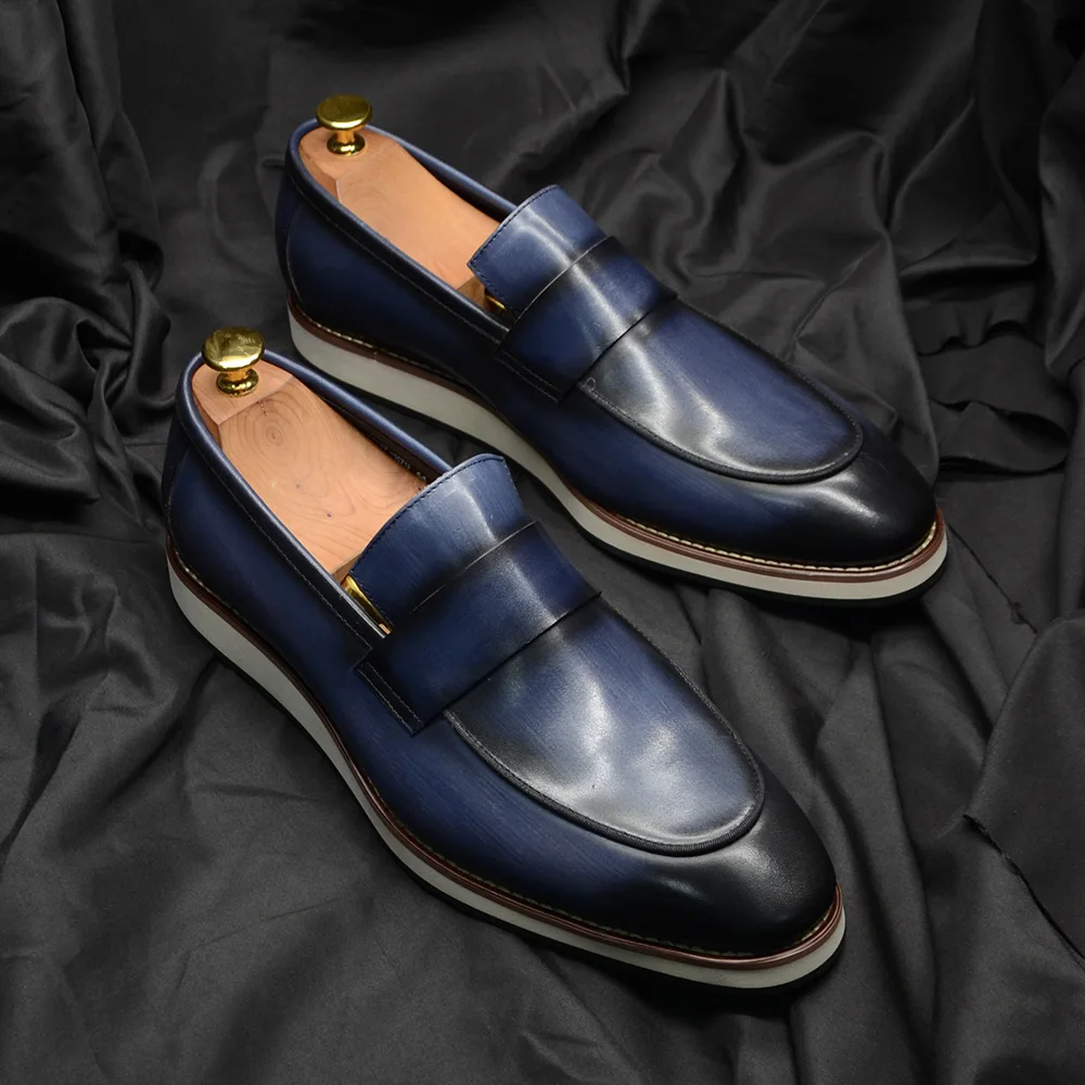 Mocasines de Diseñador de Lujo - Men Formal Wear Shoes reseña y precio