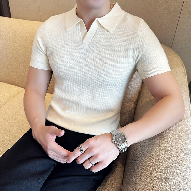 Suéter de punto jacquard con c - Men Formal Wear 2025 reseña y precio