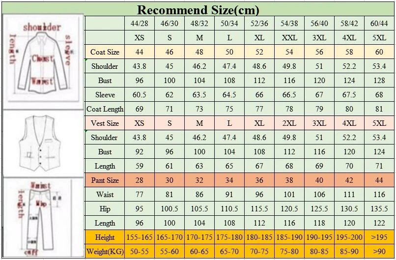 Traje de Esmoquin de 3 Piezas  - Men'S Formal Wear Not Suit reseña y precio