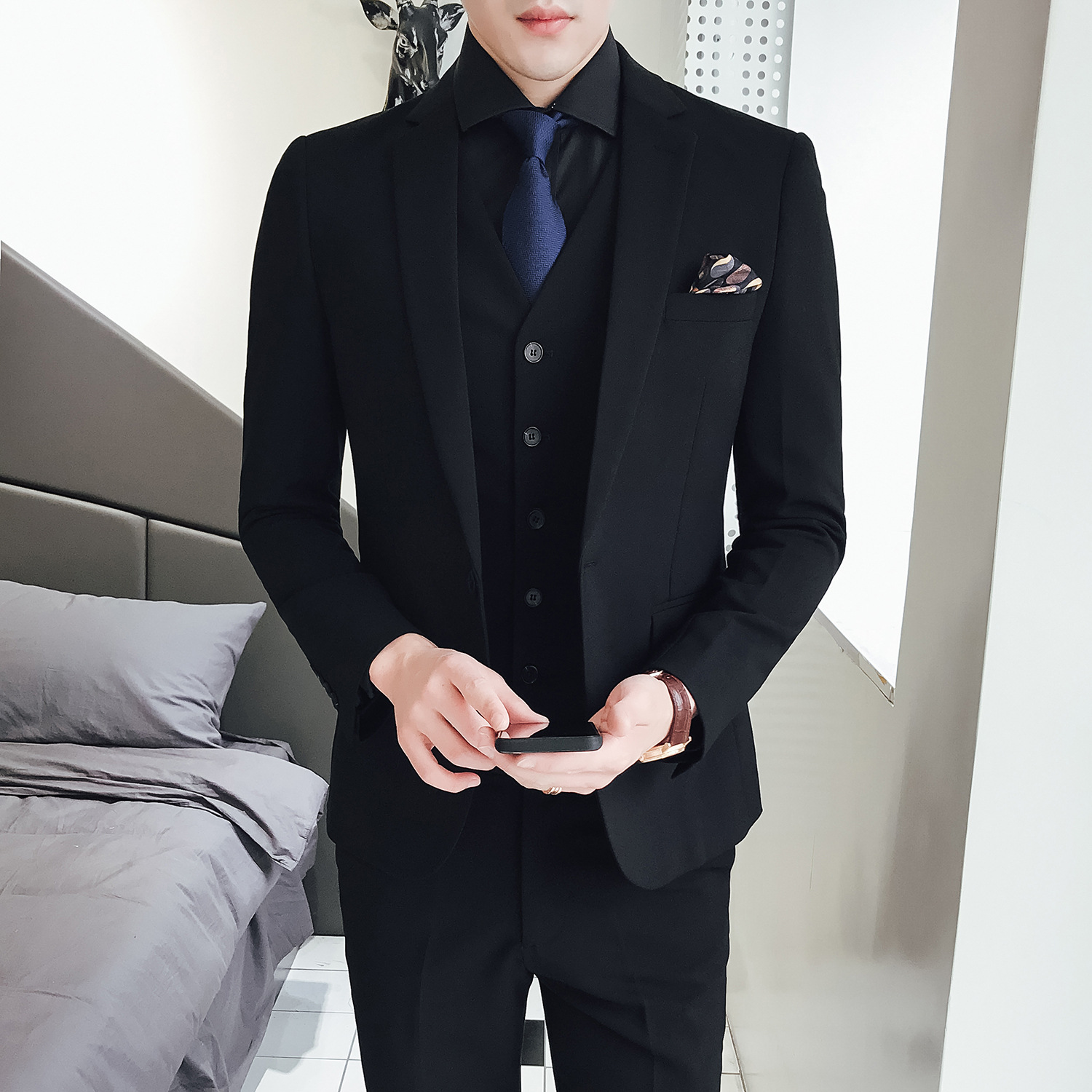 Traje de Tres Piezas para Homb - Men'S Formal Wear Not Suit reseña y precio