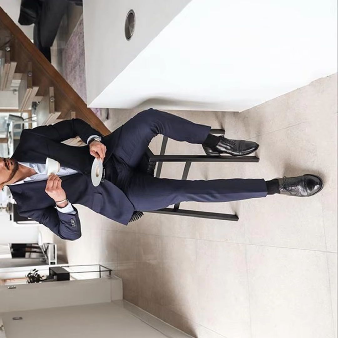 Traje de Esmoquin Azul Marino  - Men'S Formal Wear Not Suit reseña y precio