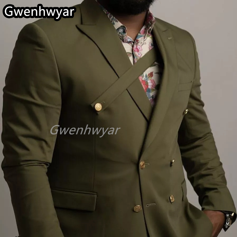 Gwenhwyar Grey Double Breasted - Men Formal Wear Clothes reseña y precio