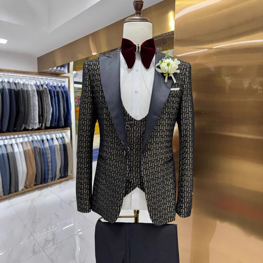 Trajes de fiesta a cuadros par - Men Formal Wear 2025 reseña y precio