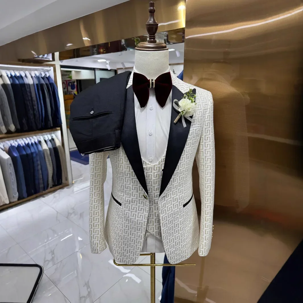 Trajes de fiesta a cuadros par - Men Formal Wear 2025 reseña y precio