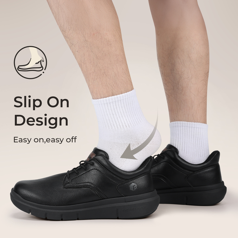 Zapatos casuales de cuero sin  - Men Formal Wear Shoes reseña y precio