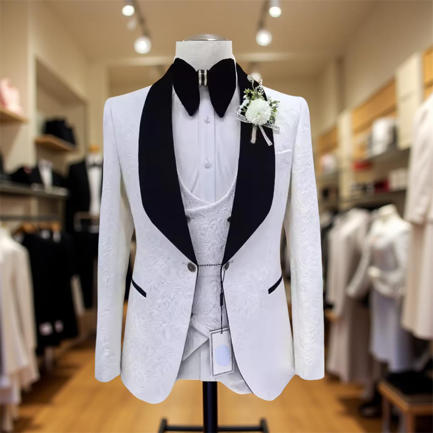 Trajes de boda florales para h - Men Formal Wear 2025 reseña y precio